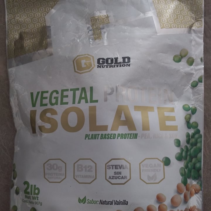 photo of GoldNutrition Vegetal Protein Isolate Vainilla shared by @delfinaaaaa on  13 Mar 2022 - review