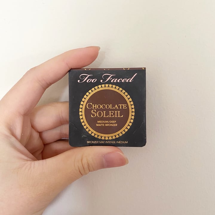 photo of Too Faced Chocolate Soleil Matte Bronzer shared by @christinesong on  02 Mar 2021 - review
