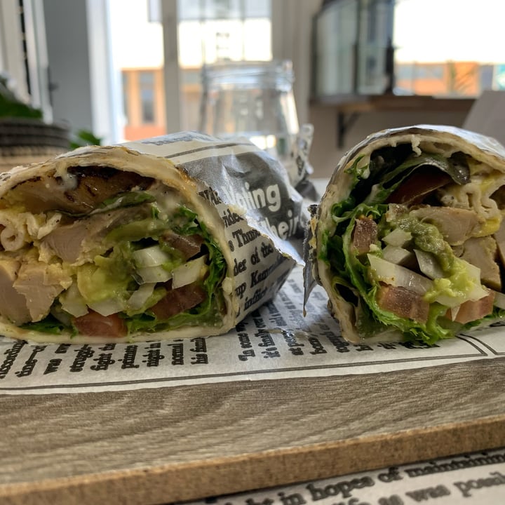 review photo of Vegan Streetfood Deli - Obs On the greenside chickless wrap shared by @ripple on 20 Jan 2022 - review