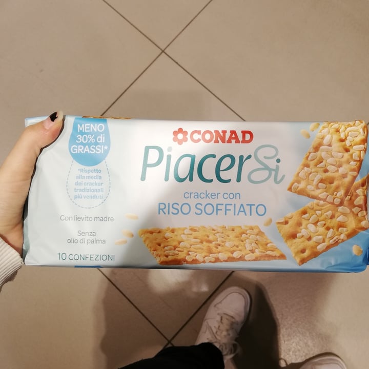 photo of Piacersi | Conad Cracker Con Riso Soffiato shared by @iryuem on  17 Oct 2021 - review