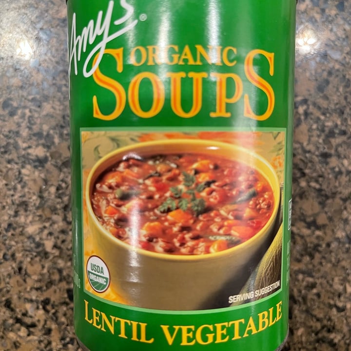 photo of Amy’s Lentil Vegetable Soup shared by @mckinley on  04 Feb 2022 - review
