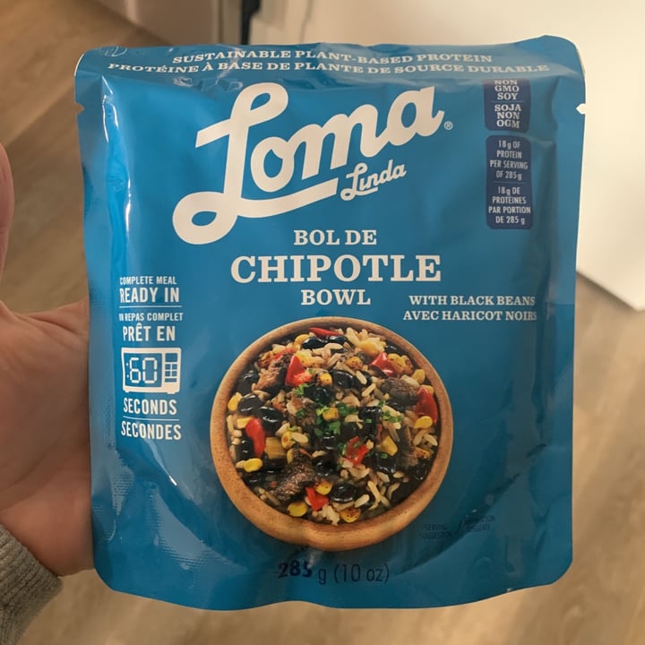 photo of Loma Linda Chipotle Bowl with Black Beans shared by @kristenmills on  16 Dec 2020 - review