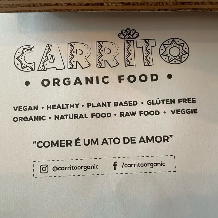 photo of Carrito Organic carrito bowl shared by @marymat on  23 Nov 2022 - review