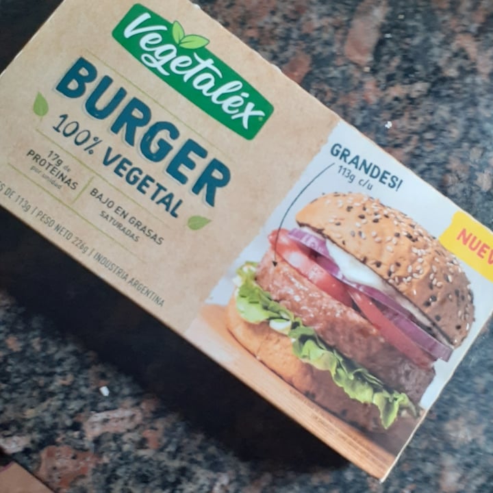 photo of Vegetalex Burger 100% Vegetal shared by @lolo13 on  27 Jul 2022 - review