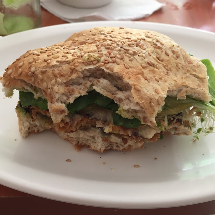 photo of Verde Limon: Comida Vegetariana y Tienda Naturista Hamburguesa Vegana De Soya shared by @leithianeuterpe on  28 Aug 2020 - review