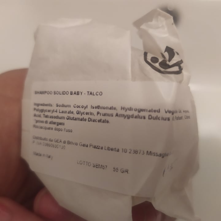 review photo of Shop for Gea Shampoo solido baby - talco shared by @valengel on 26 Mar 2022 - review