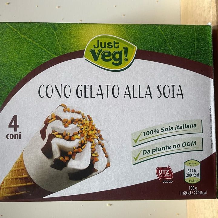 photo of Just Veg! (ALDI Italy) Cono gelato shared by @laelena on  16 Aug 2022 - review
