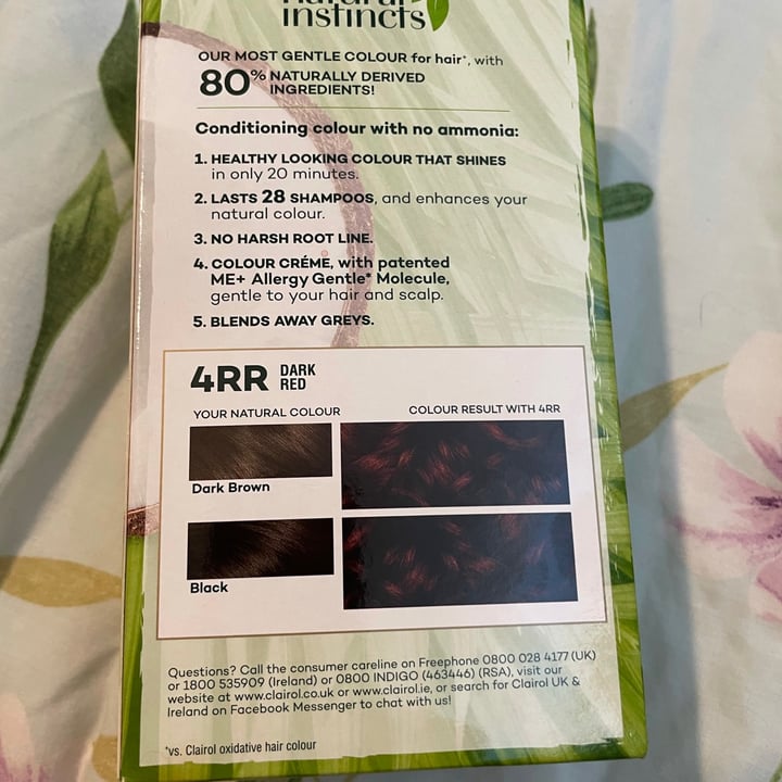 photo of Clairol Natural Instincts Hair Dye shared by @missykab on  12 Jun 2021 - review