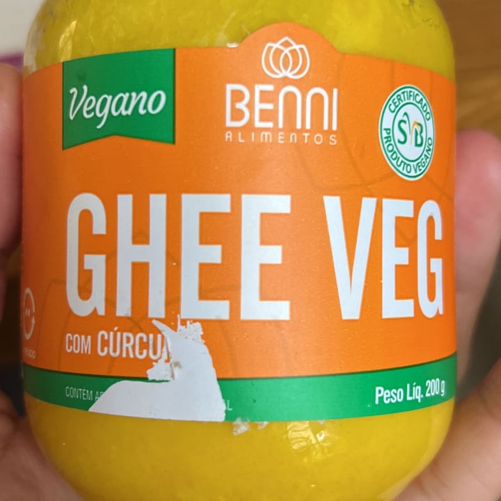 review photo of Benni alimentos Ghee Veg Com Cúrcuma shared by @paulapaze on 11 May 2022 - review