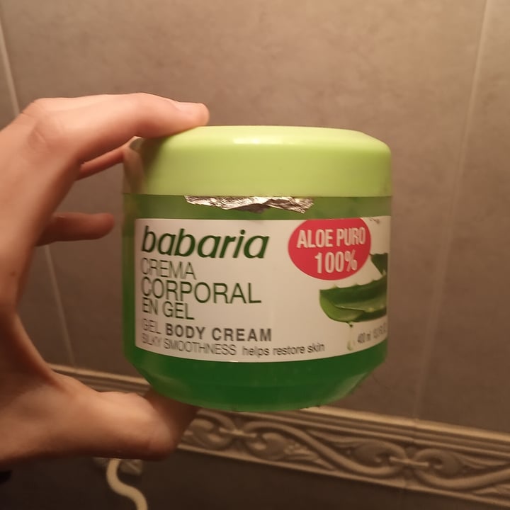 photo of Babaria Crema corporal en gel Aloe Vera shared by @nataliam on  03 Jan 2021 - review