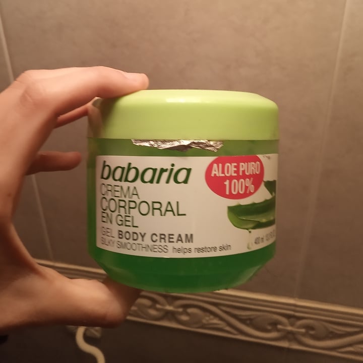 photo of Babaria Bio  Crema corporal en gel Aloe Vera shared by @nataliam on  03 Jan 2021 - review