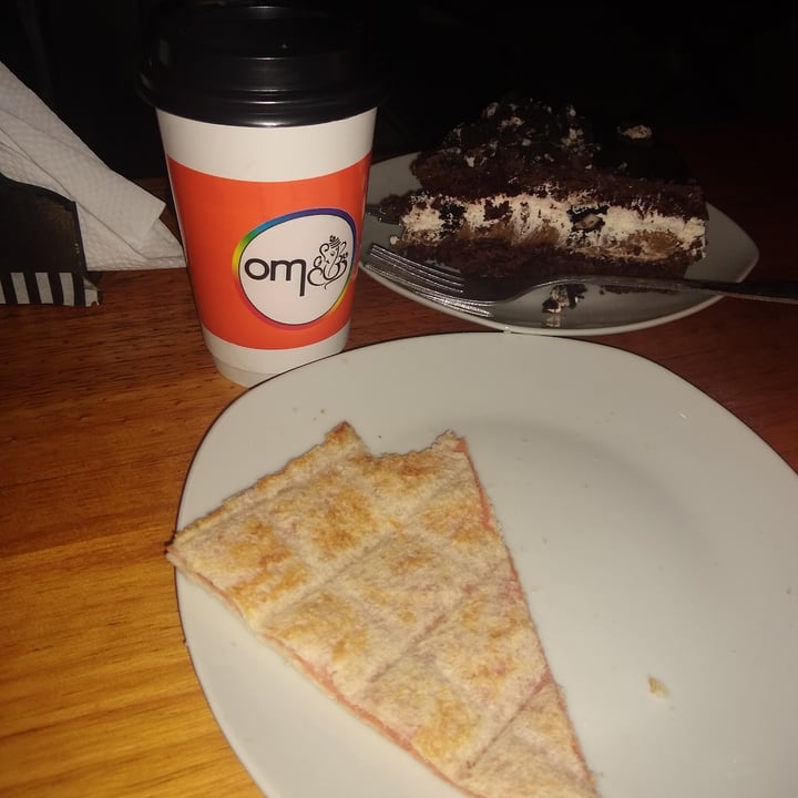 photo of OM - Vegan Coffe Shop & Beer Tostado De Jamón Y Queso shared by @antiespecistaszs on  02 Apr 2021 - review