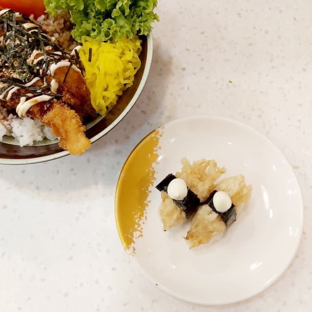 Photo of the dish “Enoki tempura”