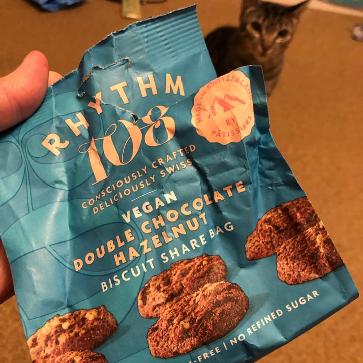 photo of Rhythm 108 Swiss Vegan Double Chocolate Hazelnut Biscuit Share Bag 135g shared by @cloudnineberry on  24 Dec 2021 - review