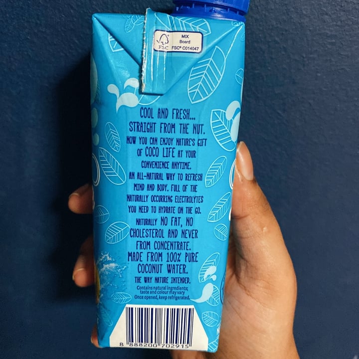 photo of Coco Life Coconut Water shared by @carboholic on  26 May 2021 - review
