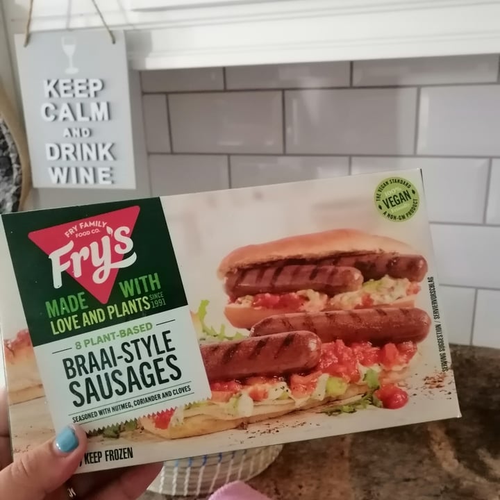 photo of Fry's Family Food Braai-Style Sausages shared by @nicoledupreez on  26 Jan 2022 - review