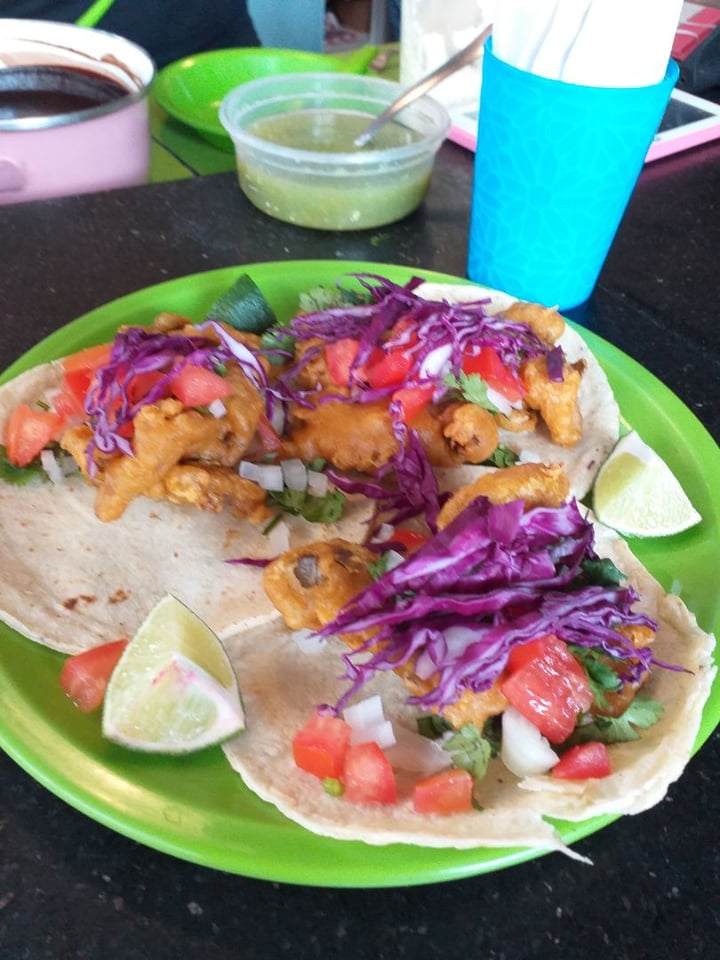 photo of Antojito con Amor Tacos Veganfish shared by @elviaveg on  14 Dec 2019 - review