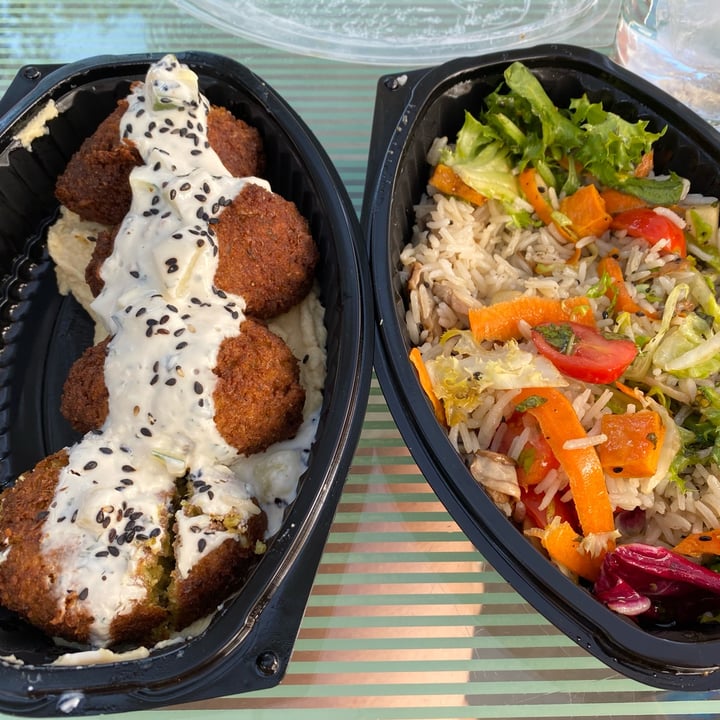 photo of Restaurante Páprika Falafel con arroz shared by @andrius on  05 Oct 2021 - review