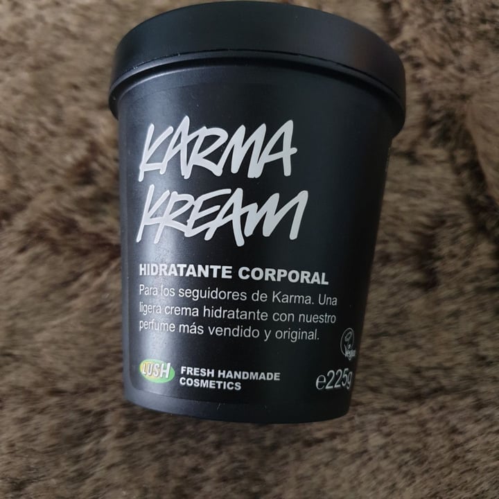 photo of LUSH Fresh Handmade Cosmetics Karma Kream shared by @elianavegan on  06 Mar 2020 - review