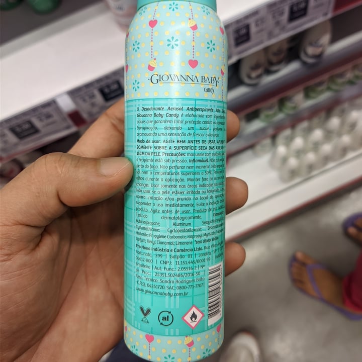 review photo of Giovanna baby Desodorante shared by @caiqueoliveira on 21 Apr 2022 - review