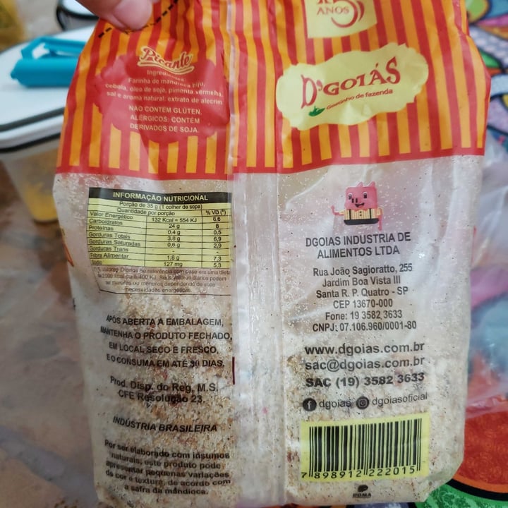 photo of D'Goiás Farofa de Mandioca Tradicional shared by @de12346 on  03 Jun 2022 - review