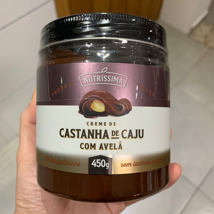 photo of Nutríssima Creme De Castanha De Caju Com Avelã shared by @paulinha on  17 Jul 2021 - review