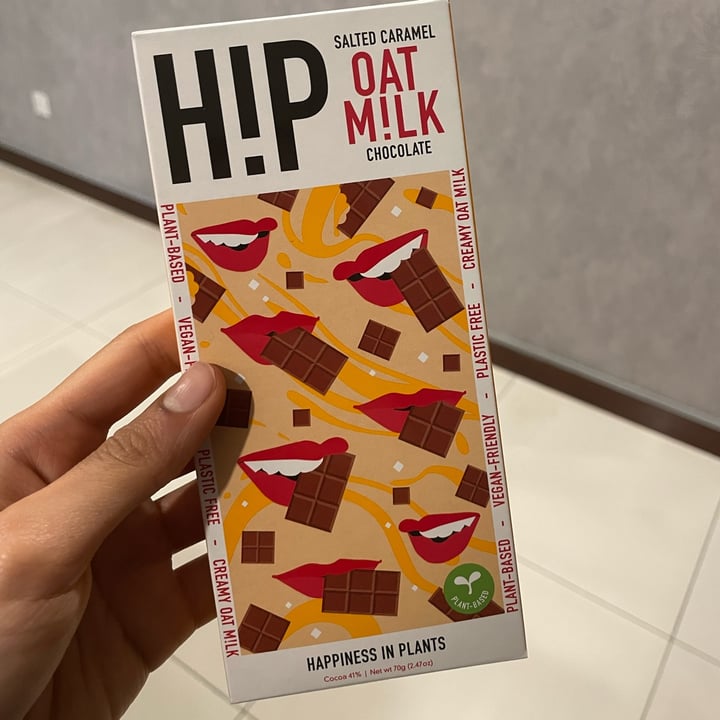 photo of HIP (H!P) Salted Caramel Oat M!lk Chocolate Bar shared by @suncheetahh on  11 Jun 2022 - review