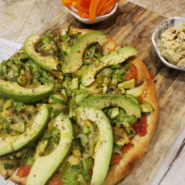 Photo of the dish “Pizza green machin”