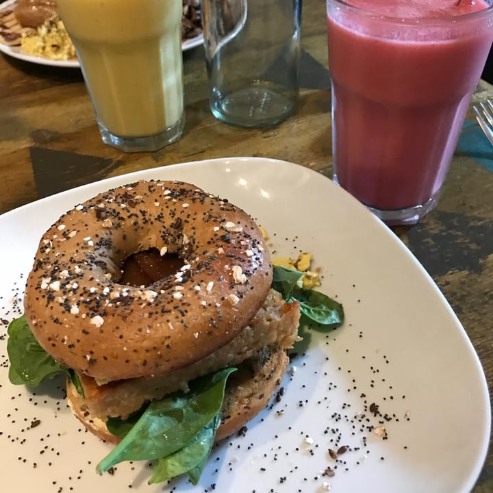 review photo of Seeds For The Soul Ltd Brekkie Boss Bagel shared by @whodgetts on 22 Aug 2020 - review