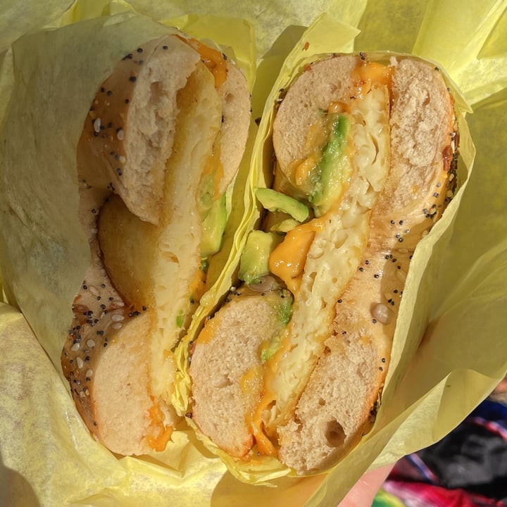 photo of Ben & Esther's Bagels and Deli Egg, Cheese and Avocado Bagel Sandwich shared by @herbivoracious on  20 Sep 2022 - review