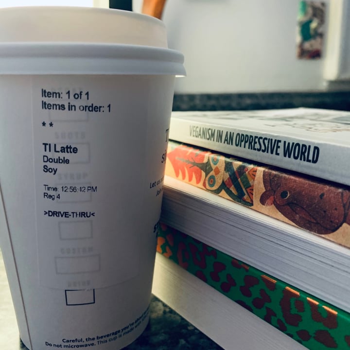photo of Starbucks Soy Latte shared by @allhess on  20 Jul 2020 - review