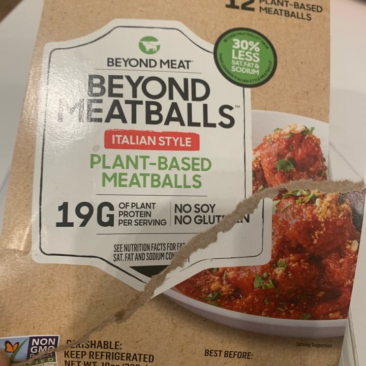 photo of Beyond Meat Beyond Meatballs shared by @robrob on  14 Dec 2021 - review