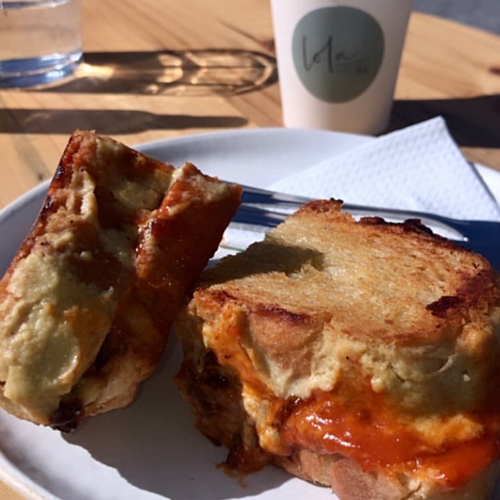 photo of Lola Conscious Café Hummus Toastie shared by @earthcandi on  22 Jul 2020 - review