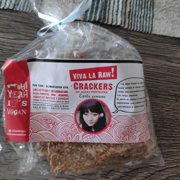 photo of Viva la raw! Crackers shared by @claudinadiaz on  12 Nov 2020 - review