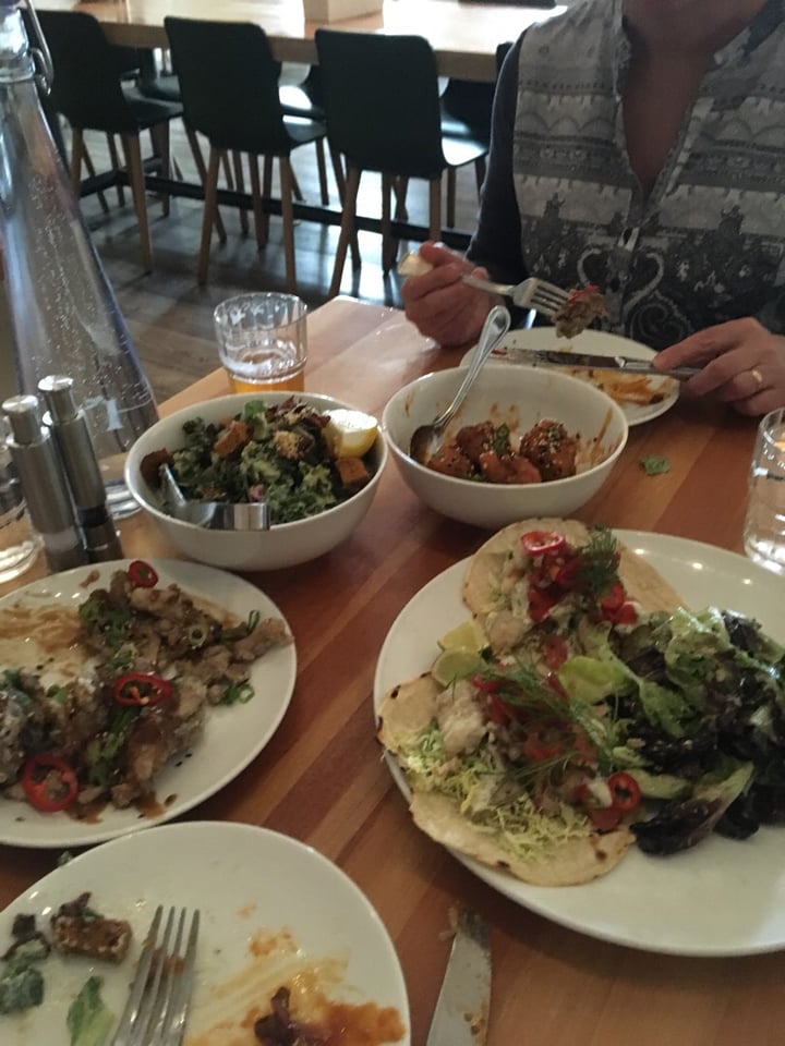 review photo of Heirloom Restaurant Artichoke tacos shared by @sweetpea on 03 Aug 2018 - review