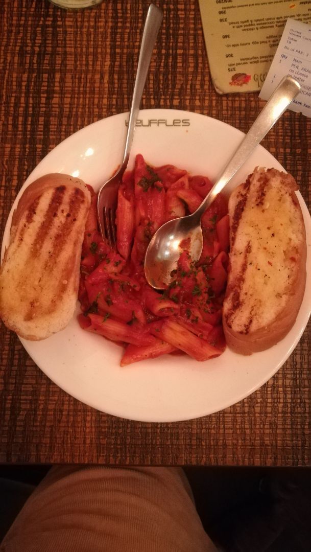 review photo of Truffles Penne Arabiata shared by @ishaan on 14 Apr 2019 - review