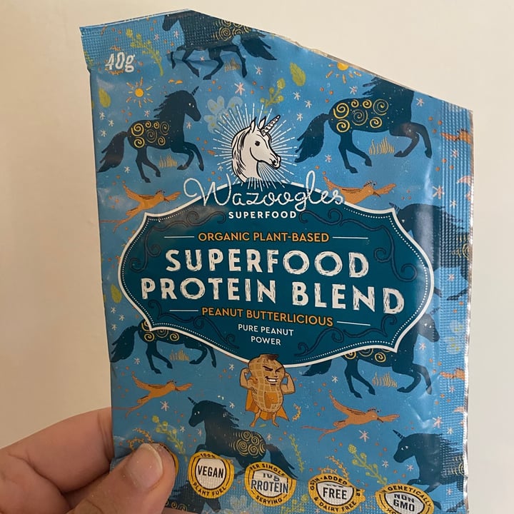 photo of Wazoogles Superfood Superfood Protein Blend- Peanut Butterlicious shared by @rushisushi7 on  18 Aug 2020 - review