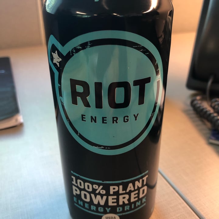 photo of Riot Energy Berry shared by @happy2bvegan on  12 May 2022 - review