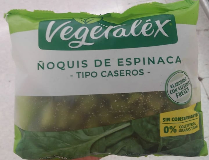 photo of Vegetalex Ñoquis de Espinaca shared by @8cintia8 on  14 Dec 2019 - review