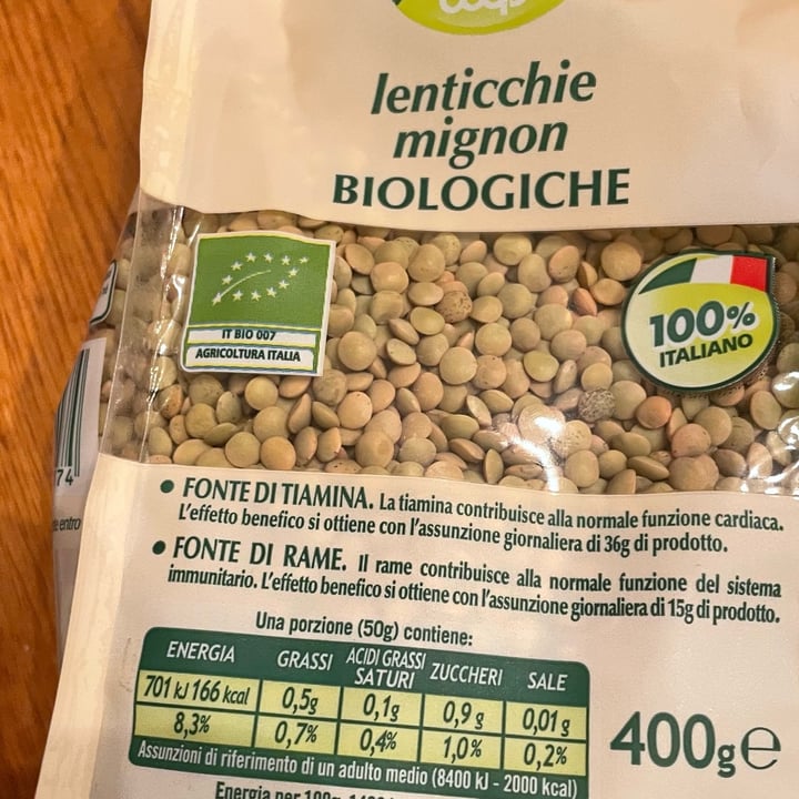 review photo of Vivi Verde Coop Lenticchie biologiche shared by @leon777 on 19 Dec 2021 - review