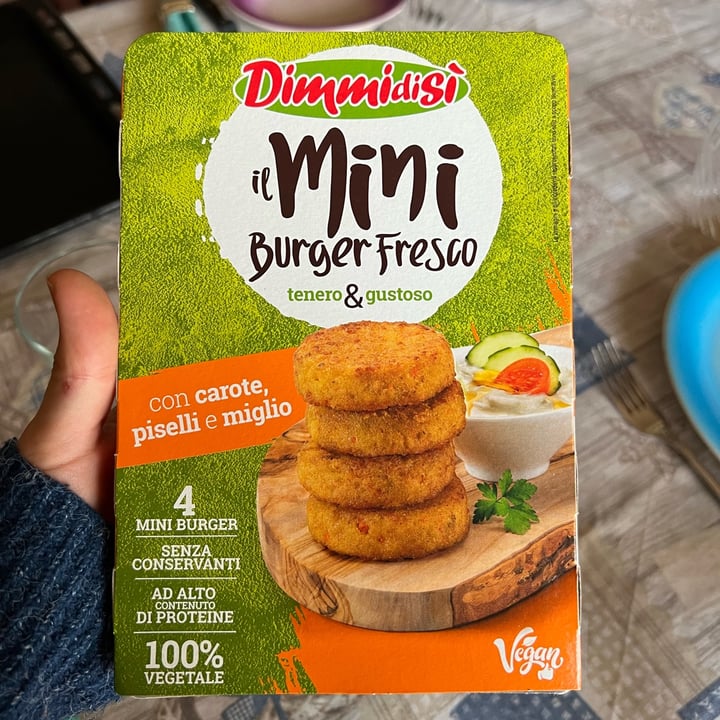 review photo of Dimmidisi Mini Burger Carote, Pisello E Miglio shared by @virginiavannoni on 23 Apr 2022 - review