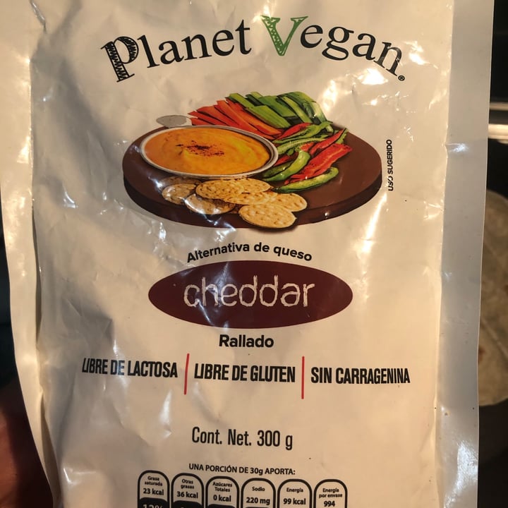 photo of Planet Vegan Mx Queso Cheddar Rallado shared by @dulceramirez on  24 May 2020 - review