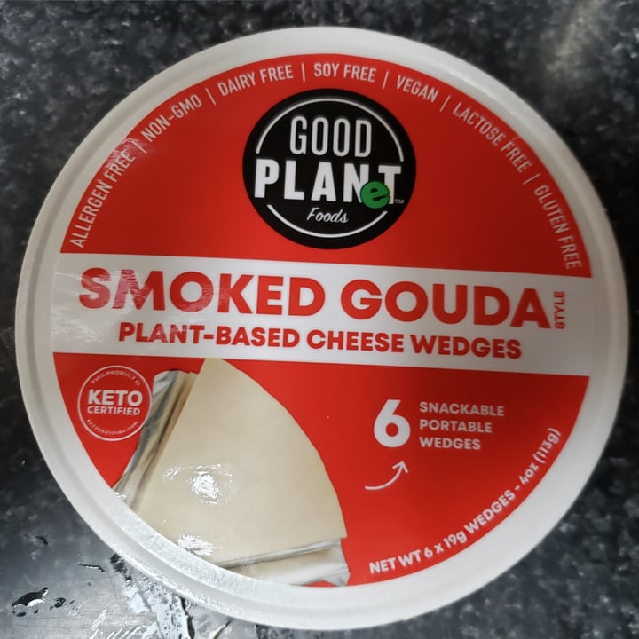 photo of Good Planet Foods Smoked Gouda plant-based cheese wedges shared by @zengerra on  07 May 2022 - review