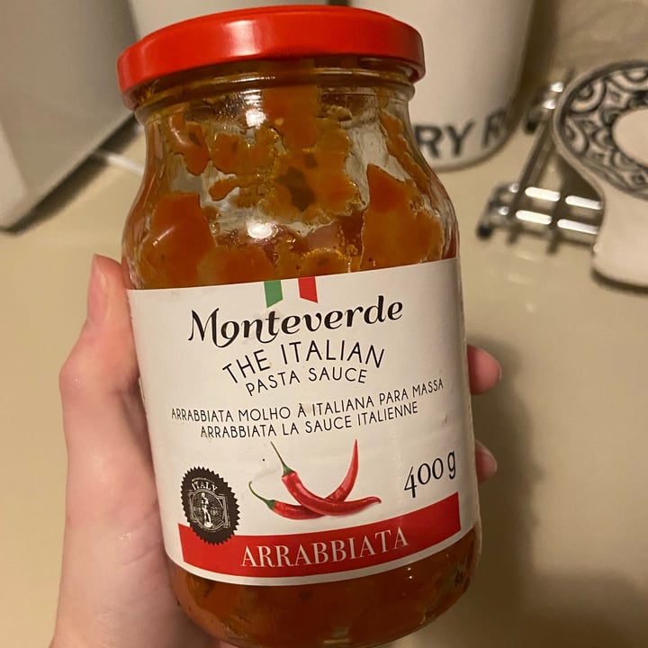 photo of Monteverde Arrabiata Pasta Sauce shared by @plantbasedstorm on  24 Oct 2021 - review