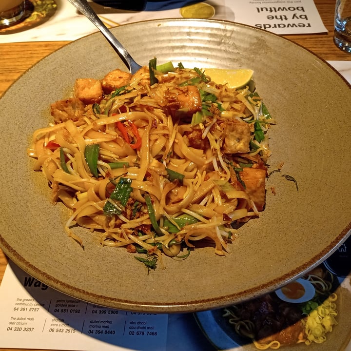 photo of Wagamama Vegan Pad Thai shared by @veganindubai on  07 Sep 2021 - review