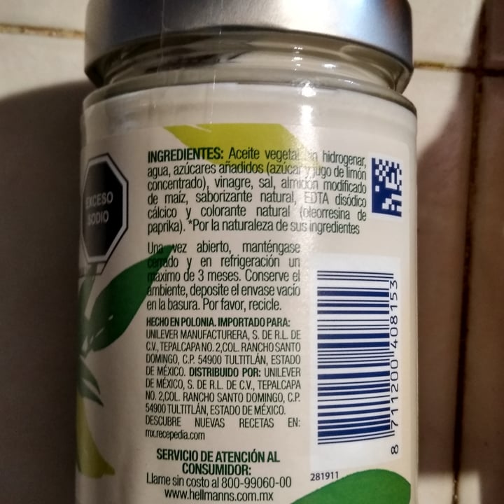 review photo of Hellmann’s Hellman’s Vegan Mayonnaise shared by @karlos2021 on 27 Sep 2021 - review