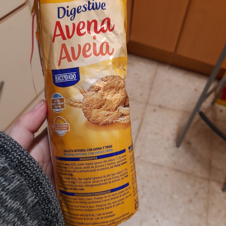 review photo of Hacendado Digestive avena shared by @martaydei on 25 Feb 2022 - review