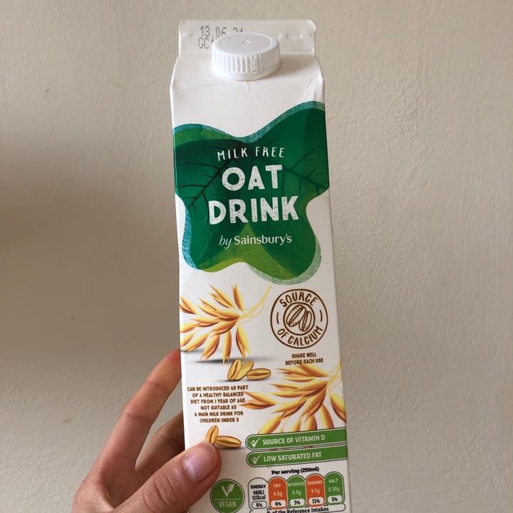 photo of Sainsbury's Oat Drink shared by @alienwa on  14 Jun 2021 - review
