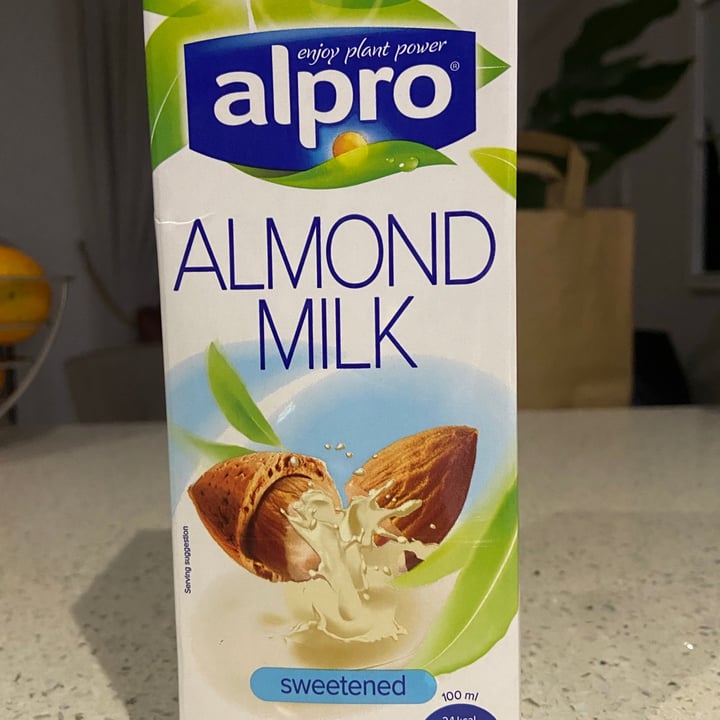 review photo of Alpro Almond Milk Sweetened (Roasted) shared by @lache on 30 Jun 2021 - review