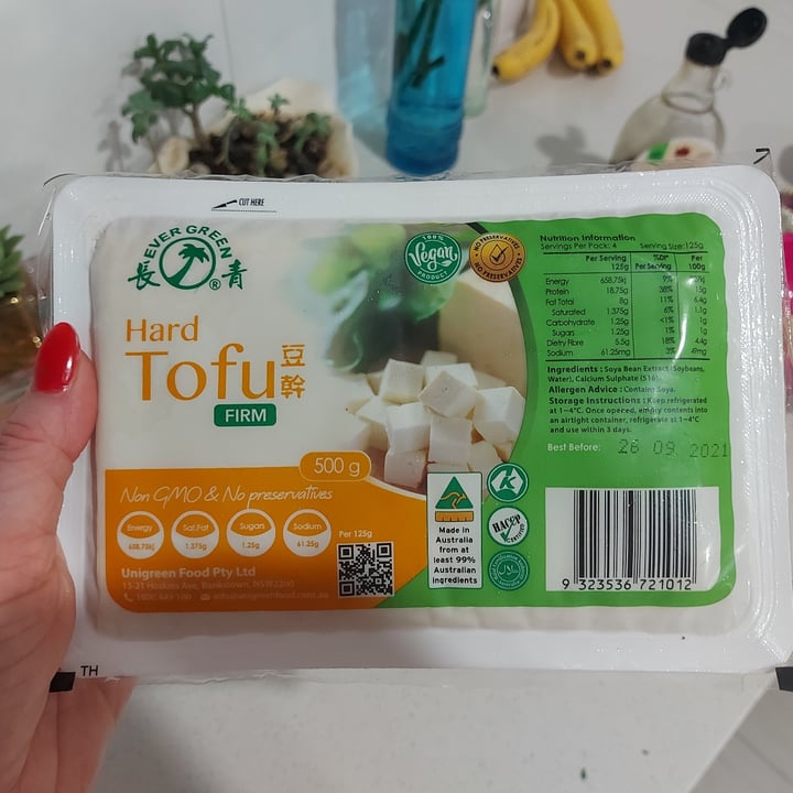 photo of Evergreen 常綠 Hard firm tofu shared by @romyelise on  03 Sep 2021 - review